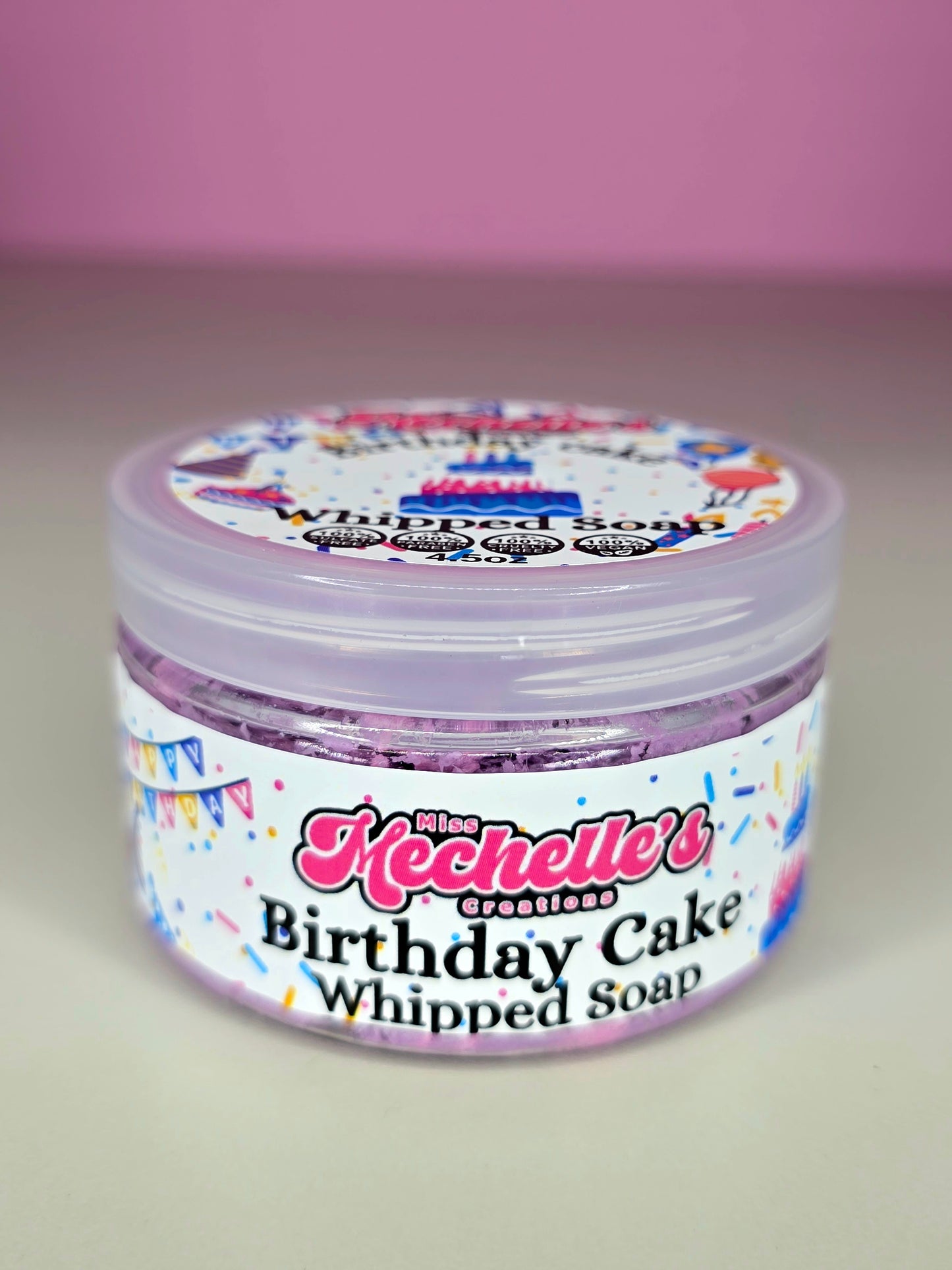 Birthday Cake Whipped soap